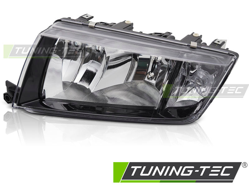 Phare avant gauche noir TYC compatible avec SKODA FABIA 99-07