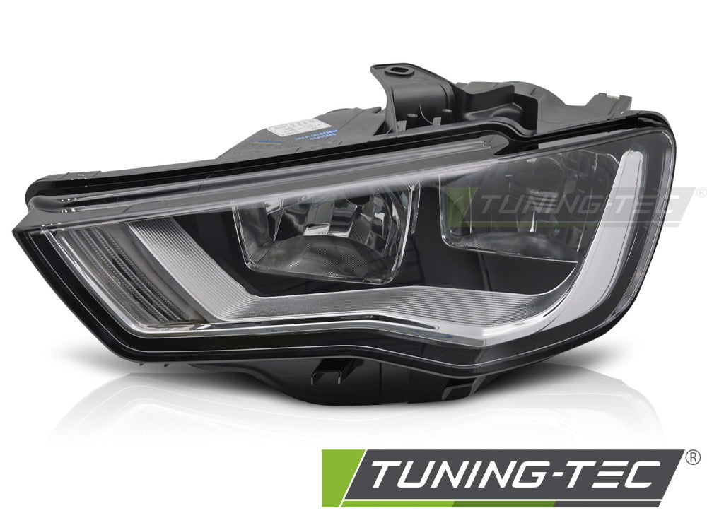 Phare avant gauche noir TYC compatible avec Audi A3 8V 12-16