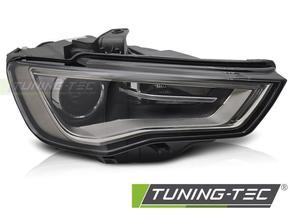 Phare xénon droit TYC fumé compatible avec Audi A3 8V 12-16