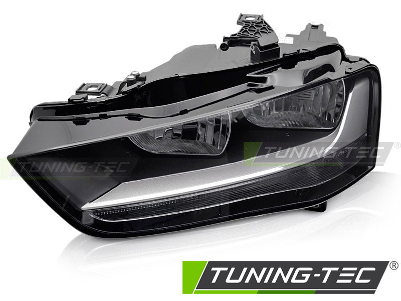 Phare avant gauche noir TYC compatible avec Audi A4 B8 12-15