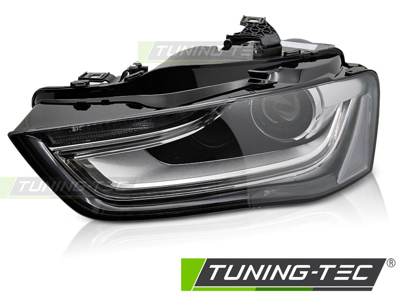 Phare xénon noir côté gauche TYC compatible avec Audi A4 B8 12-15