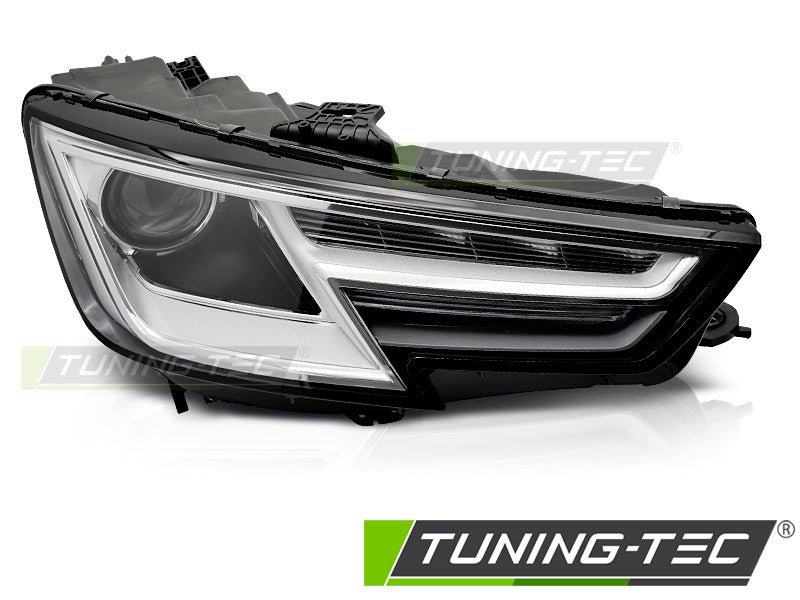Phare xénon noir côté droit TYC compatible avec Audi A4 B9 15-19
