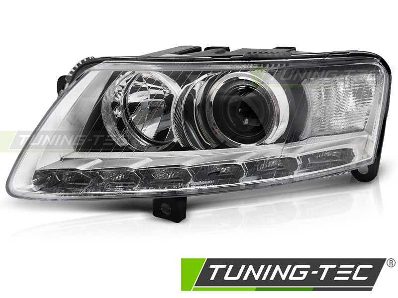 Phare au xénon gauche TYC compatible avec Audi A6 C6 09-11