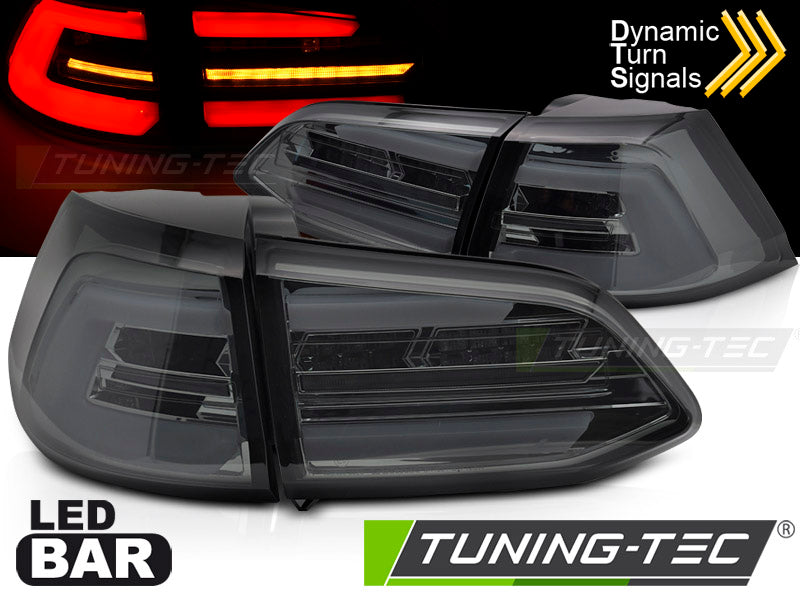 Feux arrière à LED fumés SEQ compatibles avec VW Golf 7 17-19 SW