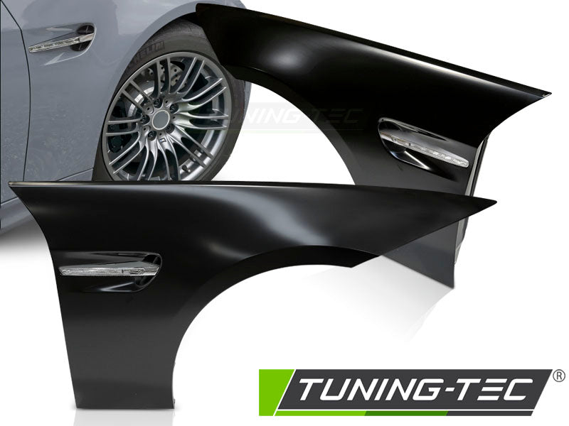 Ailes de style sport avec LED compatibles BMW E90 E91 05-11
