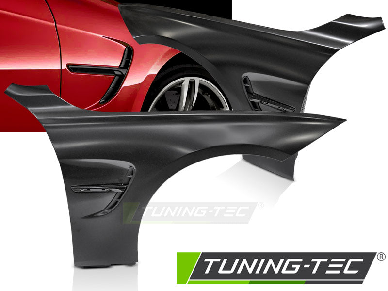 Ailes sport avec aérations latérales noires compatibles BMW F30 F31 11-18