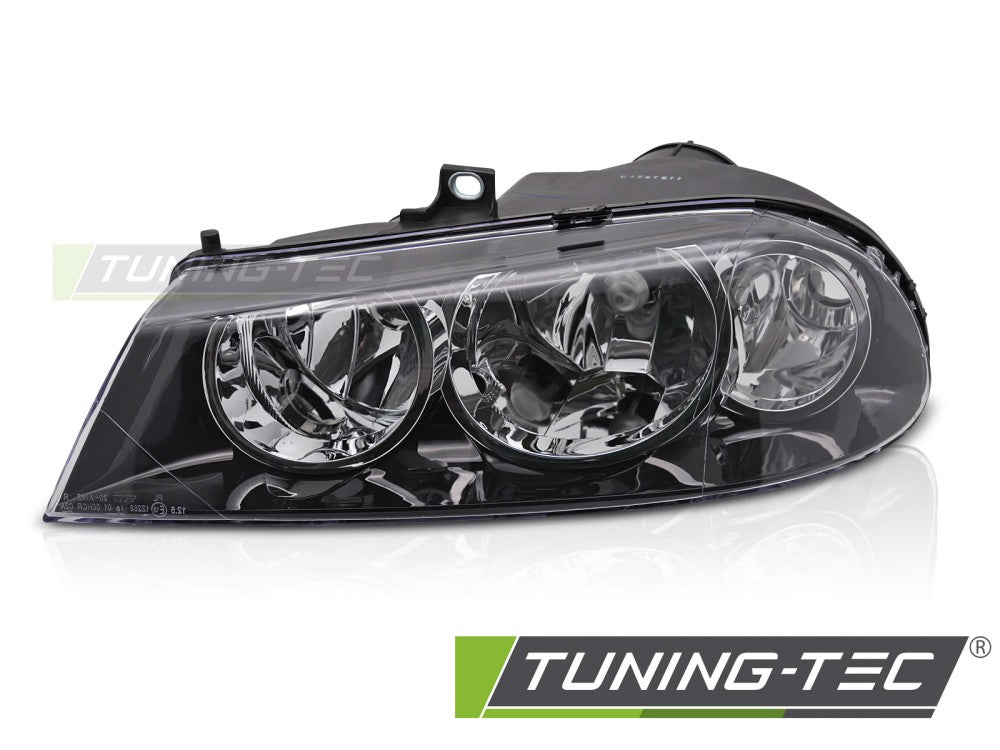 Phare avant gauche noir TYC compatible avec Alfa Romeo 156 03-06