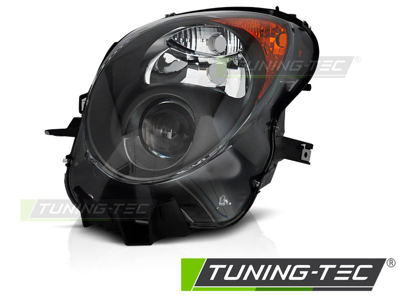 Phare avant gauche noir TYC compatible avec Alfa Romeo Mito 08-15