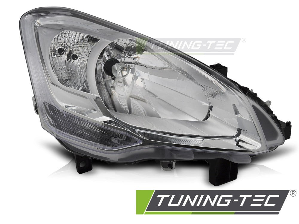 Phare chromé droit TYC compatible avec Citroën Berlingo 08-12