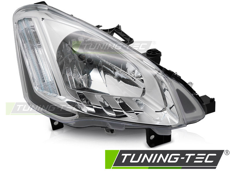 Phare chromé droit TYC compatible avec Citroën Berlingo 12-18