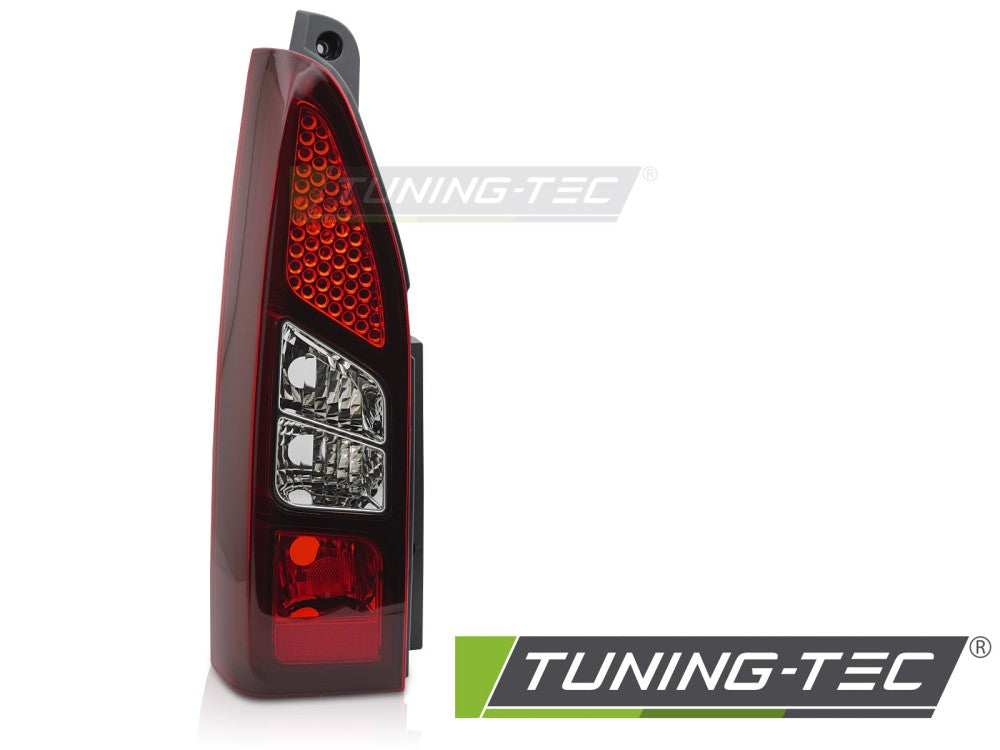 Feu arrière gauche TYC compatible avec Citroën Berlingo et Peugeot Partner (2012-2018, hayon simple)