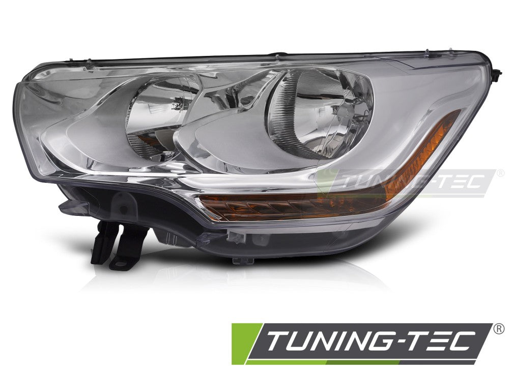 Phare chromé gauche TYC compatible avec Citroën C4 10-15