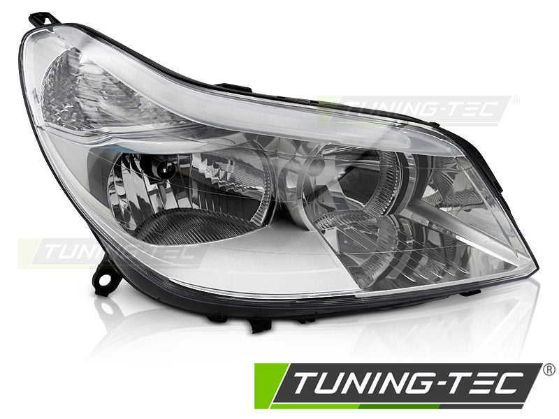 Phare chromé droit TYC compatible avec Citroën C5 04-08