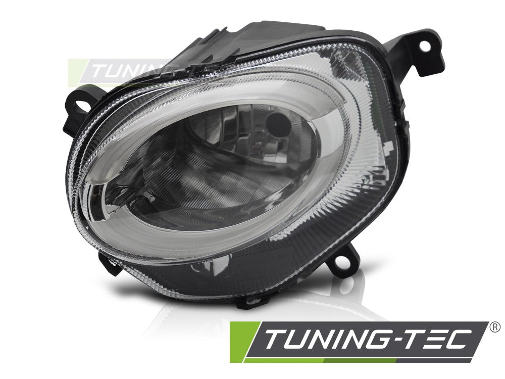Phare avant gauche TYC, feux de route, compatible Fiat 500 (à partir de 2015)