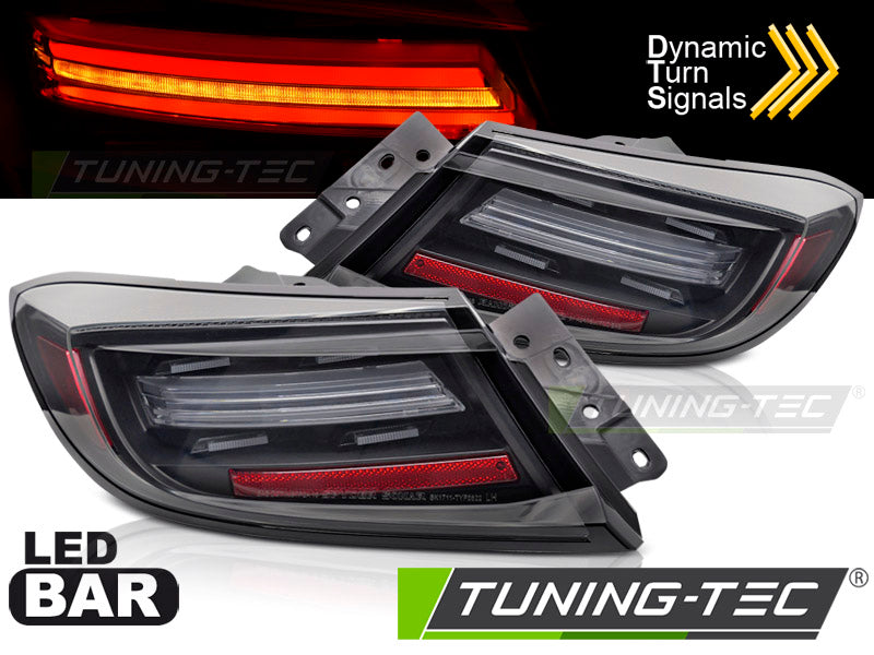 Feux arrière à LED noirs SEQ compatibles avec TOYOTA GR86 21-