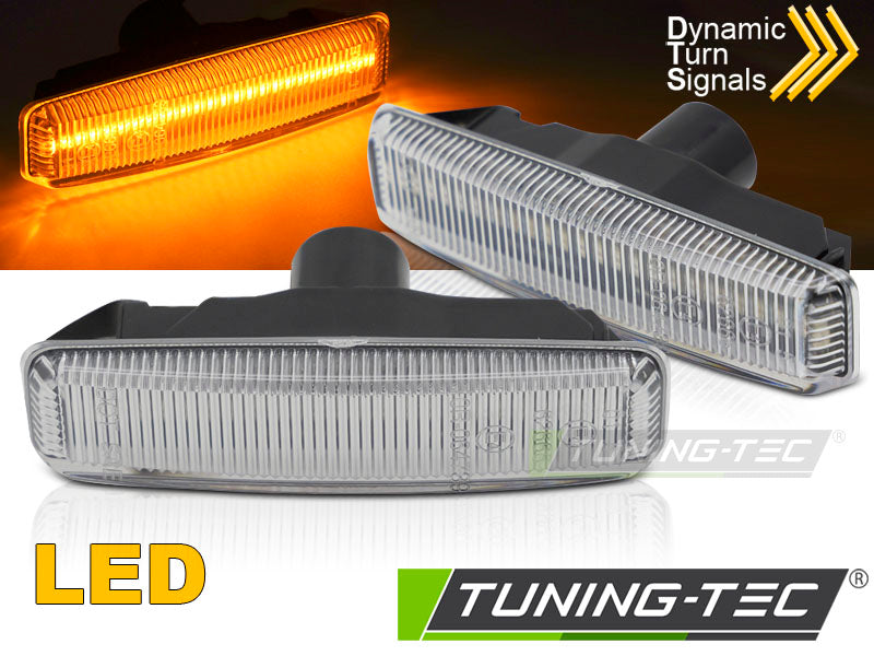 SEQ de clignotant latéral blanc à LED compatible BMW E39 95-03