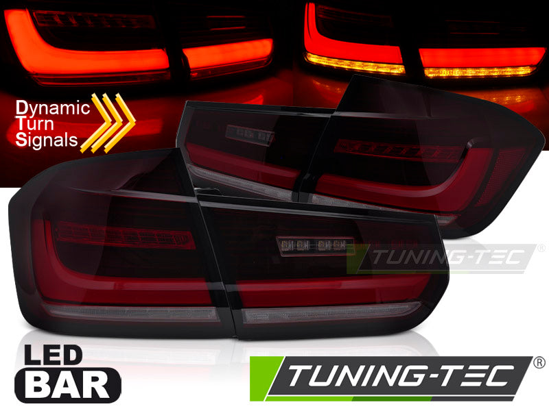 Feux arrière séquentiels à LED, couleur rouge fumée, compatibles BMW F30 11-18