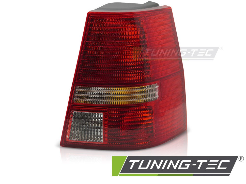 Feu arrière rouge et blanc côté droit TYC compatible avec VW Bora Golf 4 Variant 99-06