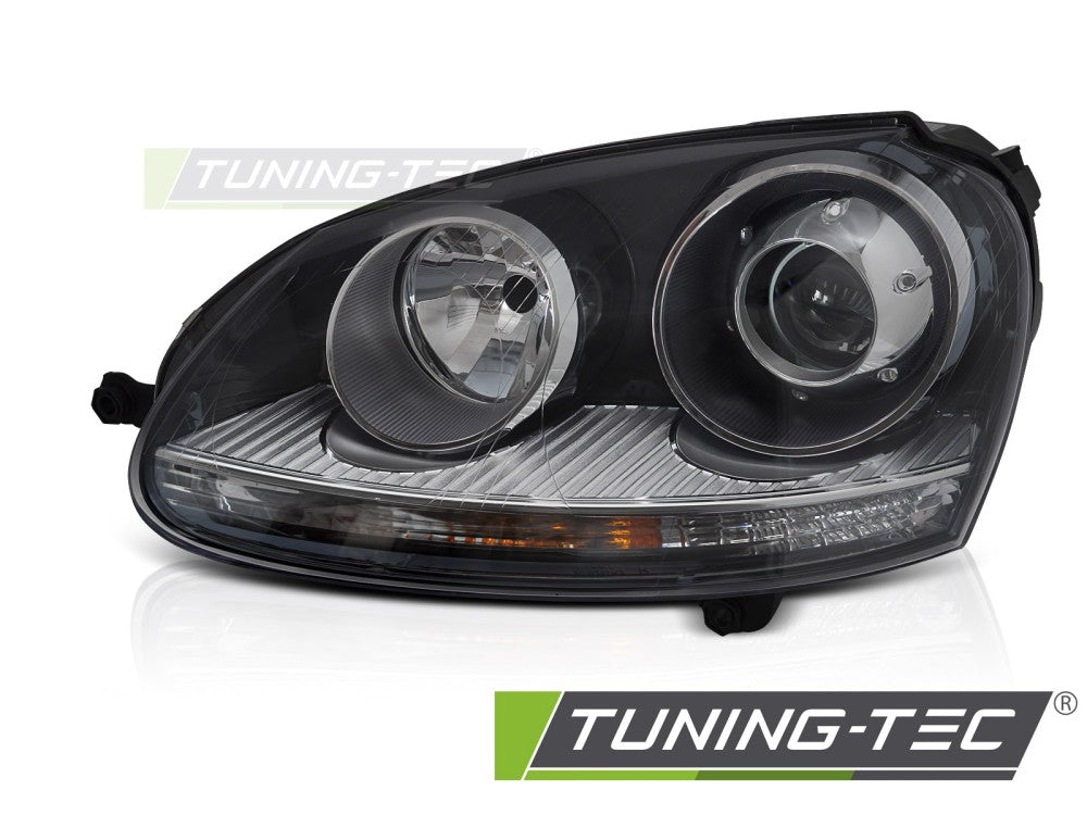 Phare xénon gauche TYC compatible avec VW Golf V 03-09