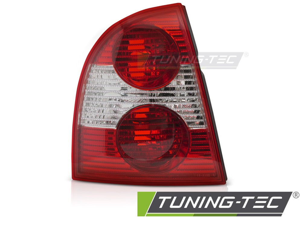 Feu arrière rouge et blanc côté gauche TYC compatible avec VW Passat 3BG berline 00-05