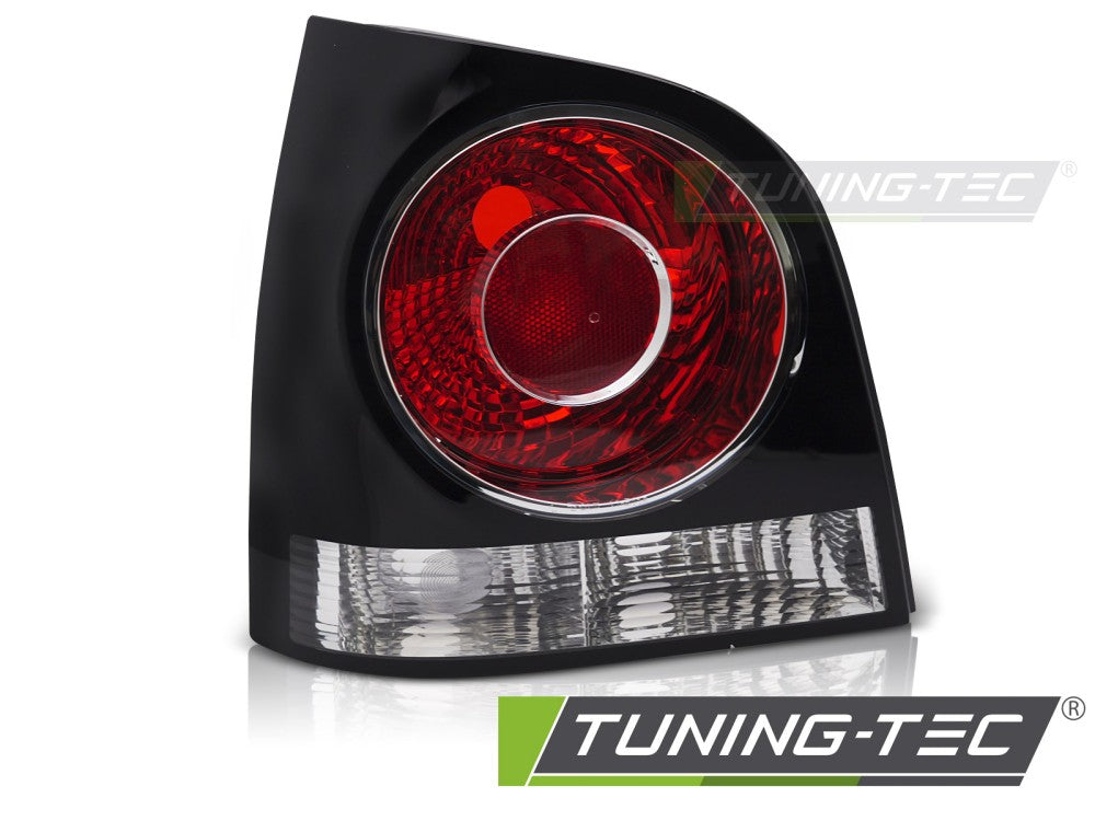 Feu arrière noir côté gauche TYC compatible VW Polo 9N3 HB 05-09