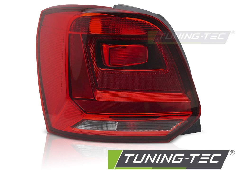 Feu arrière rouge et blanc côté gauche TYC compatible avec POLO 6R HB 14-17