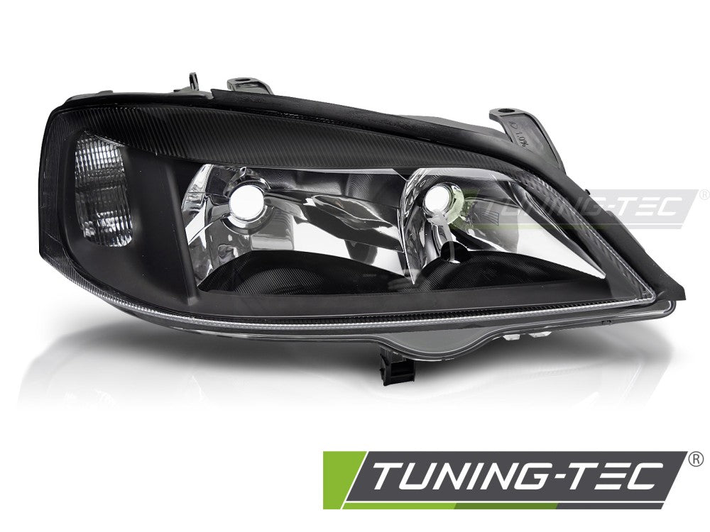 Phare avant noir côté droit TYC compatible Opel Astra G 97-04