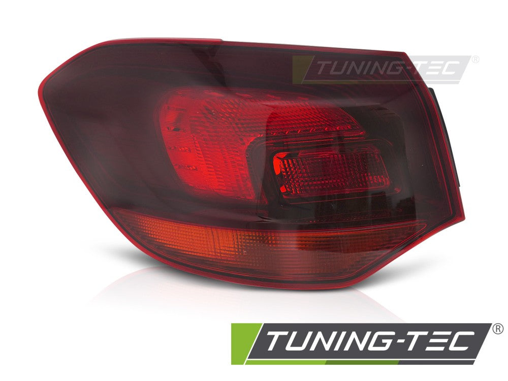 Feu arrière gauche rouge fumé TYC compatible Opel Astra J 10-15 Break