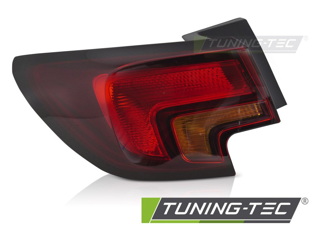 Feu arrière gauche rouge fumé TYC compatible Opel Astra K 15-19 HB