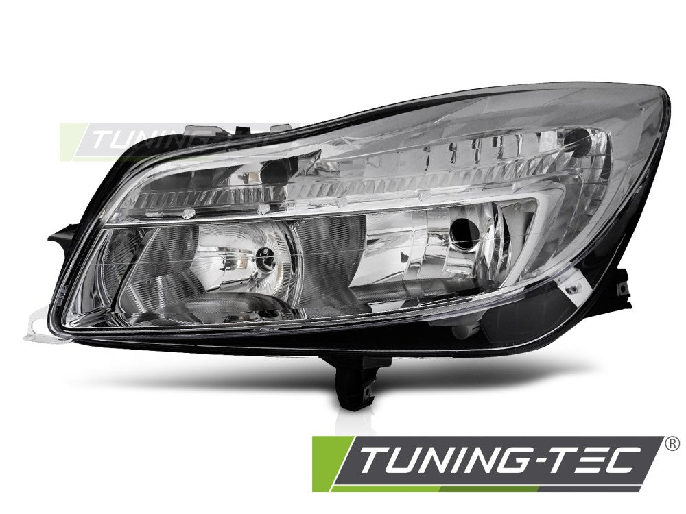 Phare chromé gauche TYC compatible avec Opel Insignia 08-12
