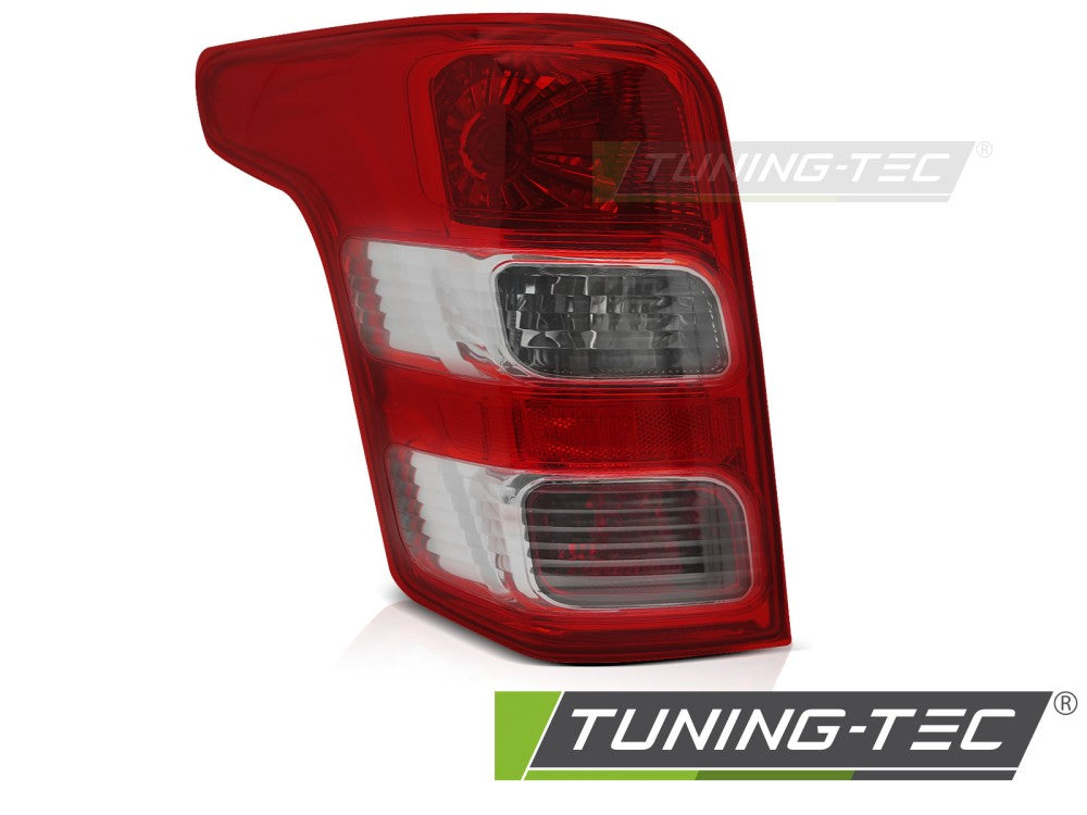 Feu arrière rouge et blanc côté gauche TYC compatible avec Mitsubishi L200 15-19
