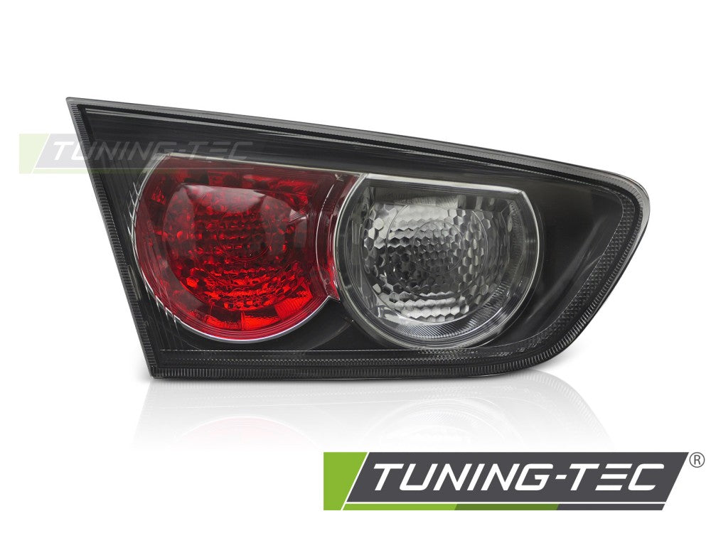 Feu arrière noir côté gauche TYC Flap compatible avec Mitsubishi Lancer 4D 08-16