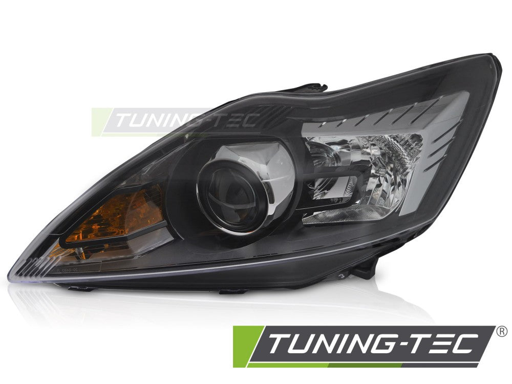 Phare avant gauche noir AFS TYC compatible avec Ford Focus MK2 08-10