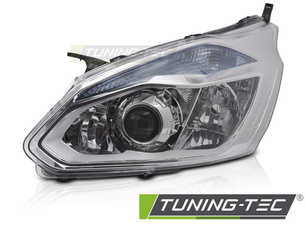 Phare avant gauche TYC compatible avec Ford Transit Tourneo Custom I 12-18