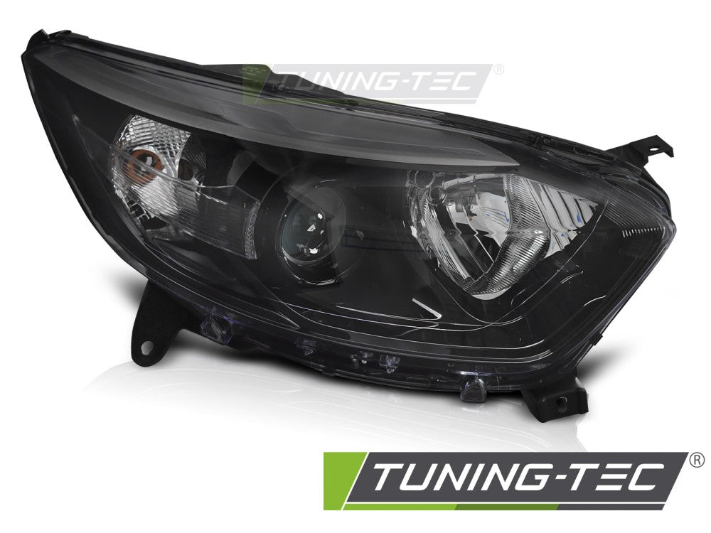 Phare avant noir côté droit TYC compatible avec Renault Captur I 13-17