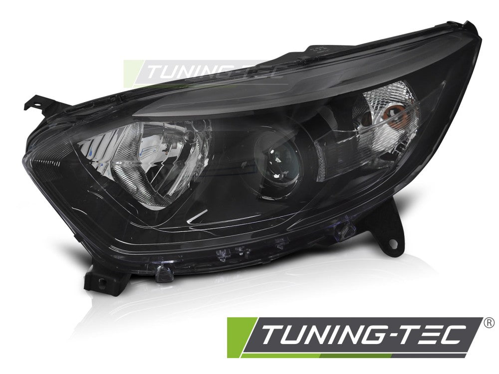 Phare avant gauche noir TYC compatible avec Renault Captur I 13-17