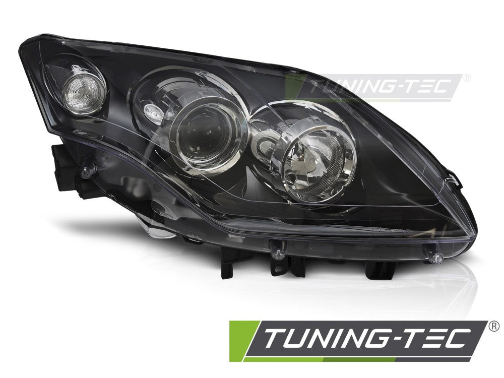 Phare avant noir côté droit TYC compatible avec Renault Laguna III 07-11