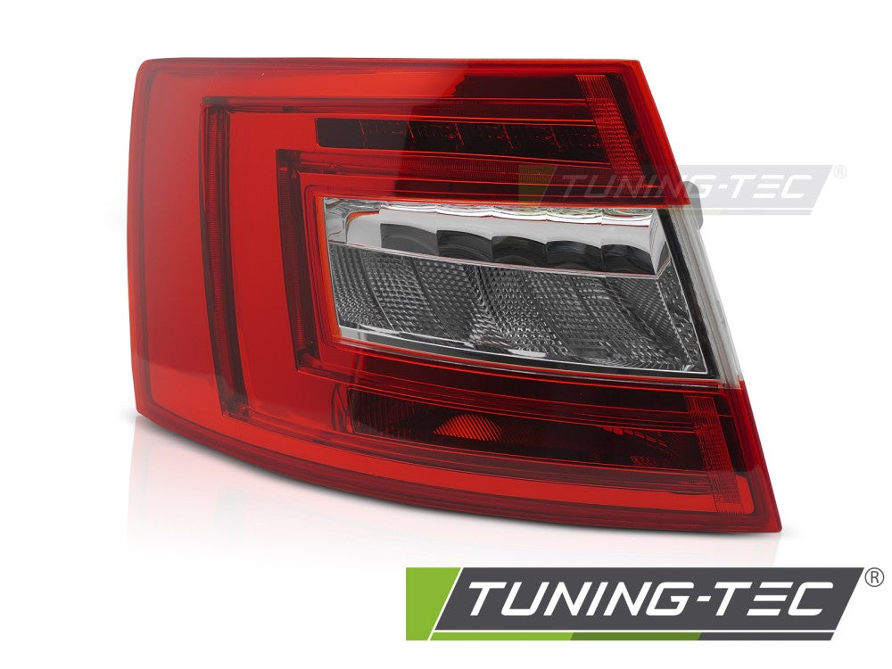 Feu arrière à LED rouge et blanc côté gauche TYC compatible avec Skoda Octavia III 12-16 Liftback