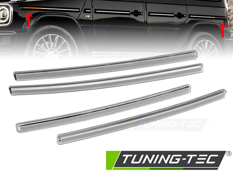 BANDES BLANCHES compatibles MERCEDES W464 AMG 18-