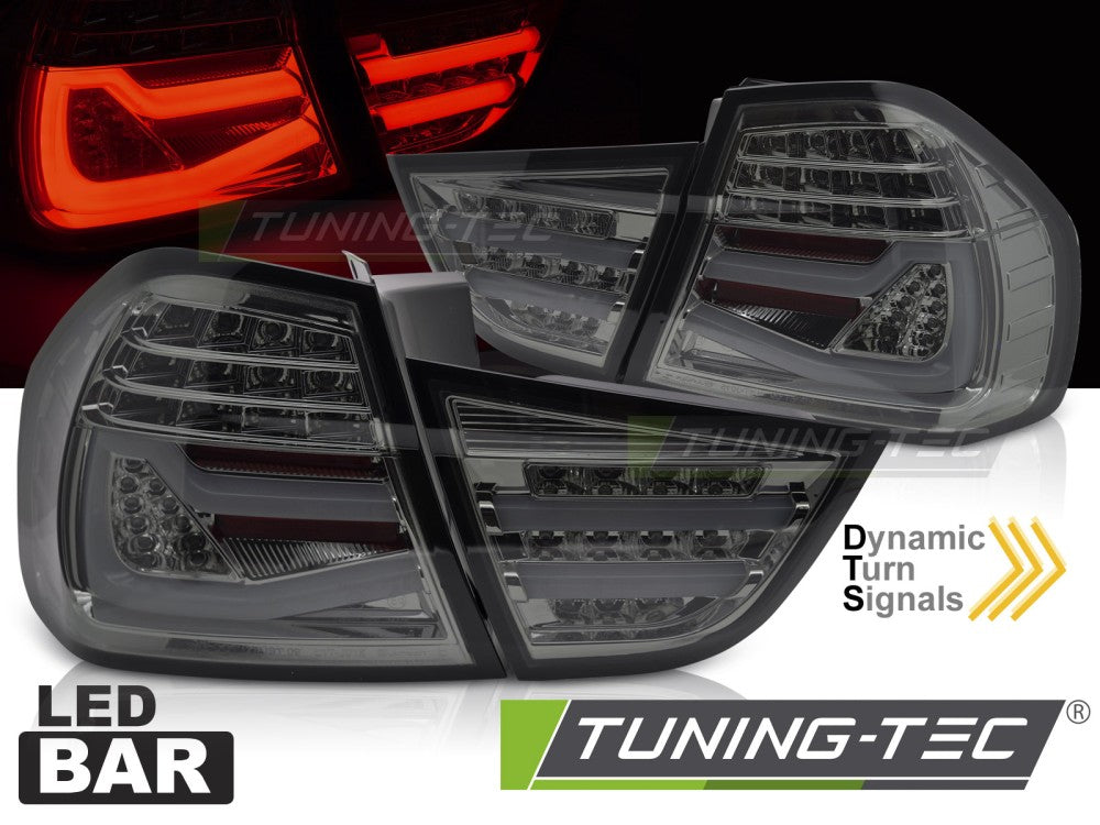 Feux arrière à LED fumés SEQ compatibles BMW E90 09-11