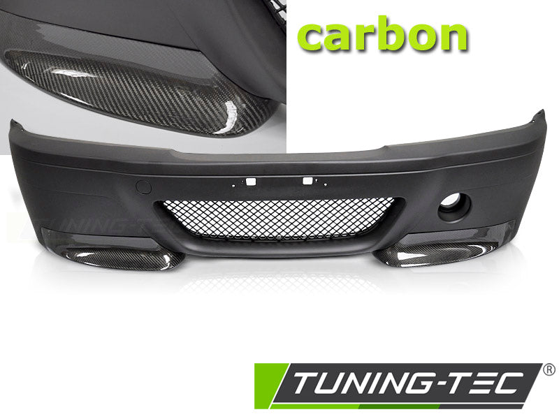 Pare-chocs avant style carbone CSL compatible BMW M3 E46 99-07