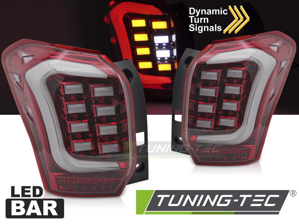 Feux arrière à LED rouges et blancs compatibles avec Subaru Forester IV 13-18