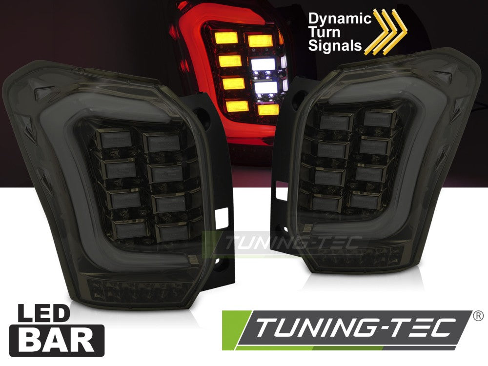 Feux arrière à LED fumés foncés compatibles avec Subaru Forester IV 13-18