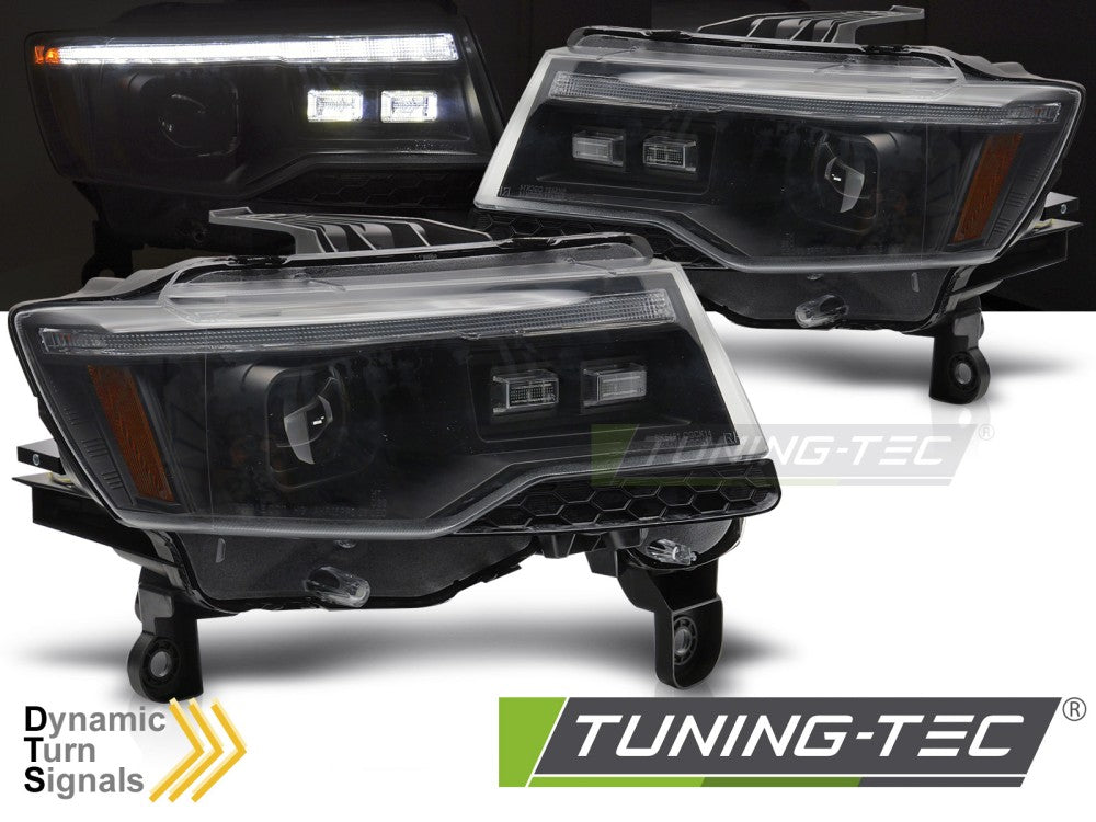 JEEP GRAND CHEROKEE 14-21 SEQ DE FEUX TUBE NOIRS
