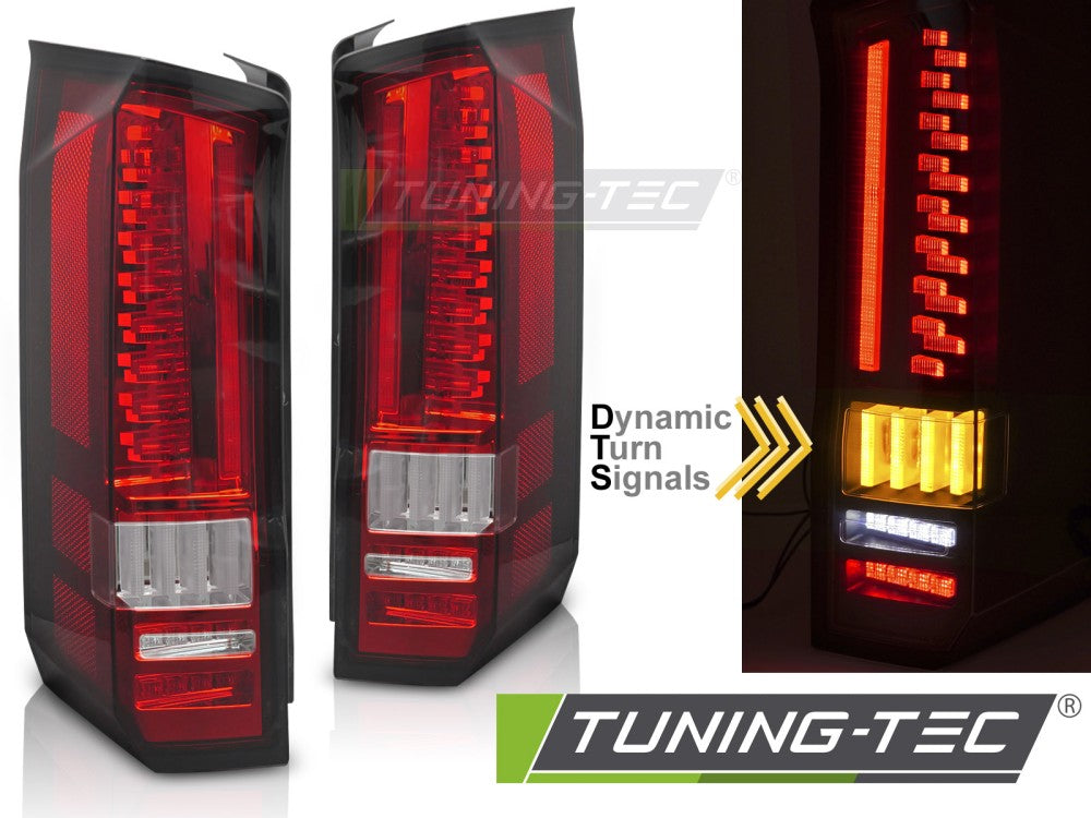 Feux arrière à LED rouge et blanc séquentiels compatibles avec VW Crafter 17-