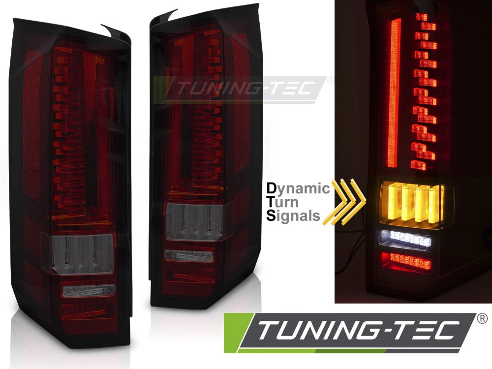 Feux arrière à LED rouges fumés SEQ compatibles VW CRAFTER 17-