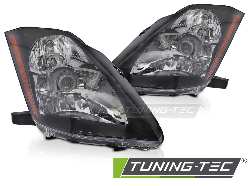 Phares noirs compatibles avec Nissan 350Z 03-05