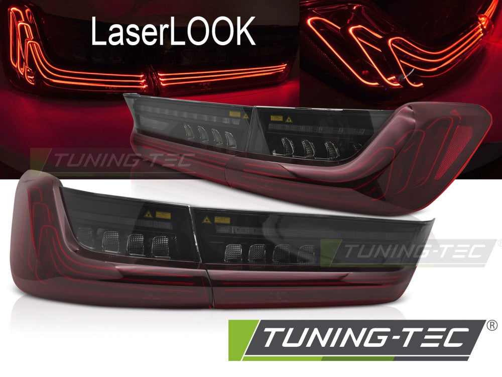 Feux arrière à LED rouges effet laser compatibles BMW G20 19-22
