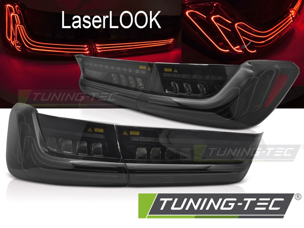 Feux arrière à LED fumés effet laser compatibles BMW G20 19-22