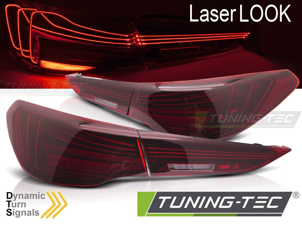 Feux arrière à LED rouges style laser séquentiel compatibles BMW G22 G23 20-24